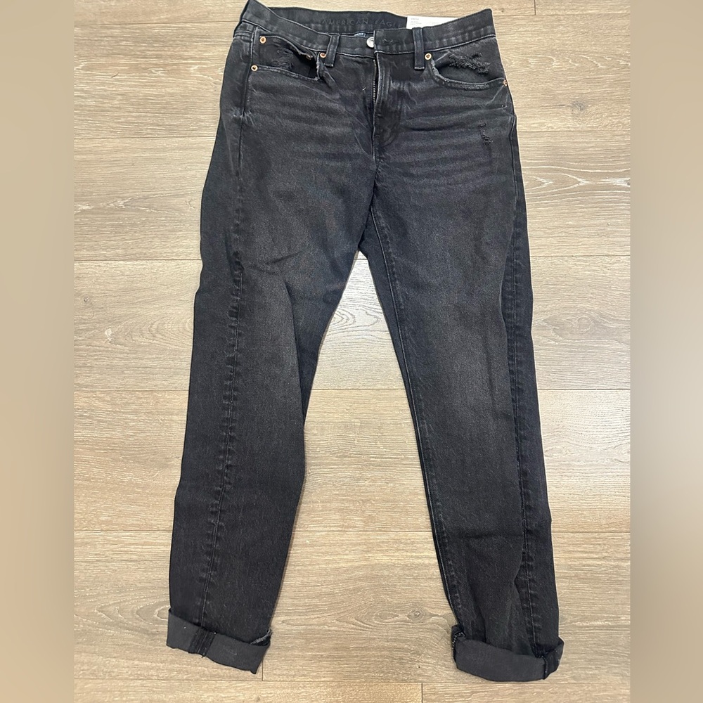 American Eagle Outfitters Women's Black 90’s Skinny High Rise Jeans